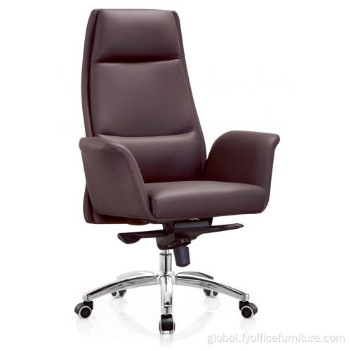 Faux Leather Chair EXW Adjustable height Swivel Chairs in Synthetic Leather Manufactory